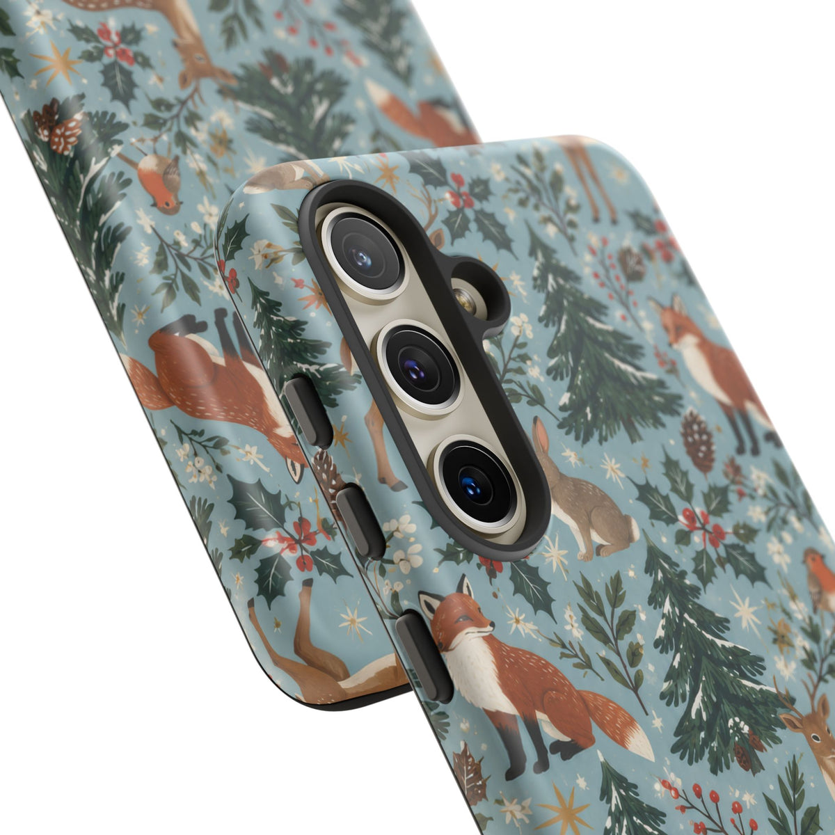 Winter Woodland Gathering Samsung Galaxy Tough Case | woodland christmas