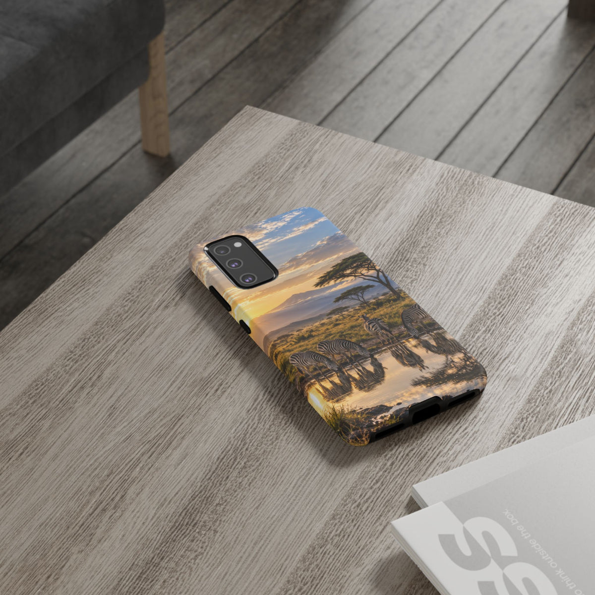 Zebra Water Mirror Samsung Galaxy Tough Case | zebra safari