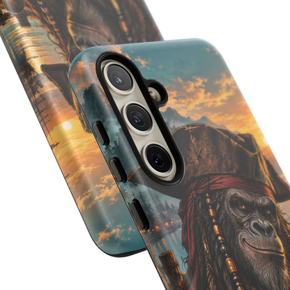Pirate Gorilla Samsung Galaxy Tough Case | Captain Silverback