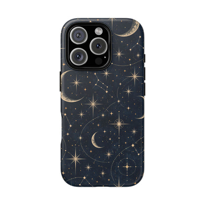 Celestial Moon iPhone Tough Case | Nocturne Atlas
