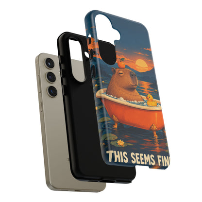 Minor Inconvenience Samsung Galaxy Tough Case | funny capybara