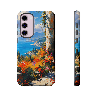 Azure Sanctuary Samsung Galaxy Tough Case | Painterly Coastal Landscape