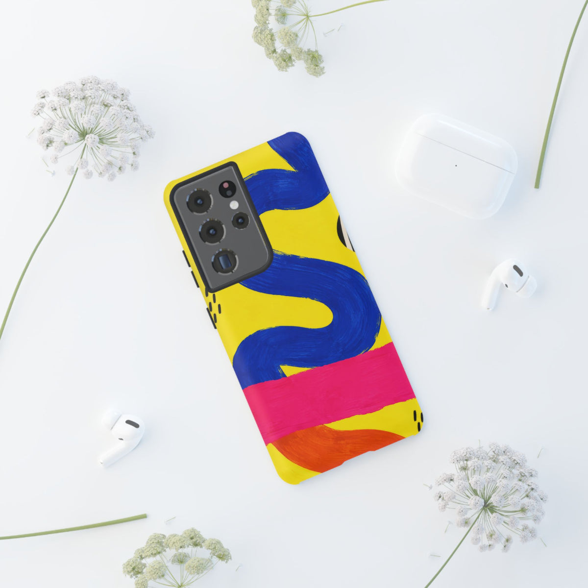 Offbeat Samsung Galaxy Tough Case | Abstract Color Block Art