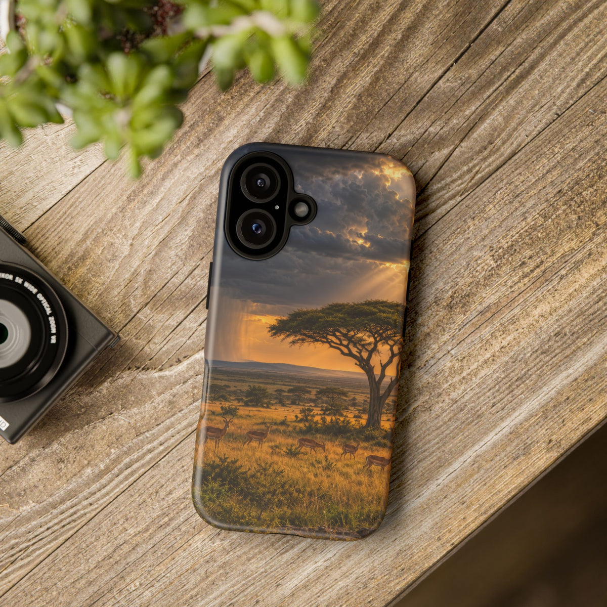 Stormlight on the Mara iPhone Tough Case | african storm