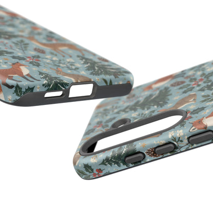 Winter Woodland Gathering Samsung Galaxy Tough Case | woodland christmas