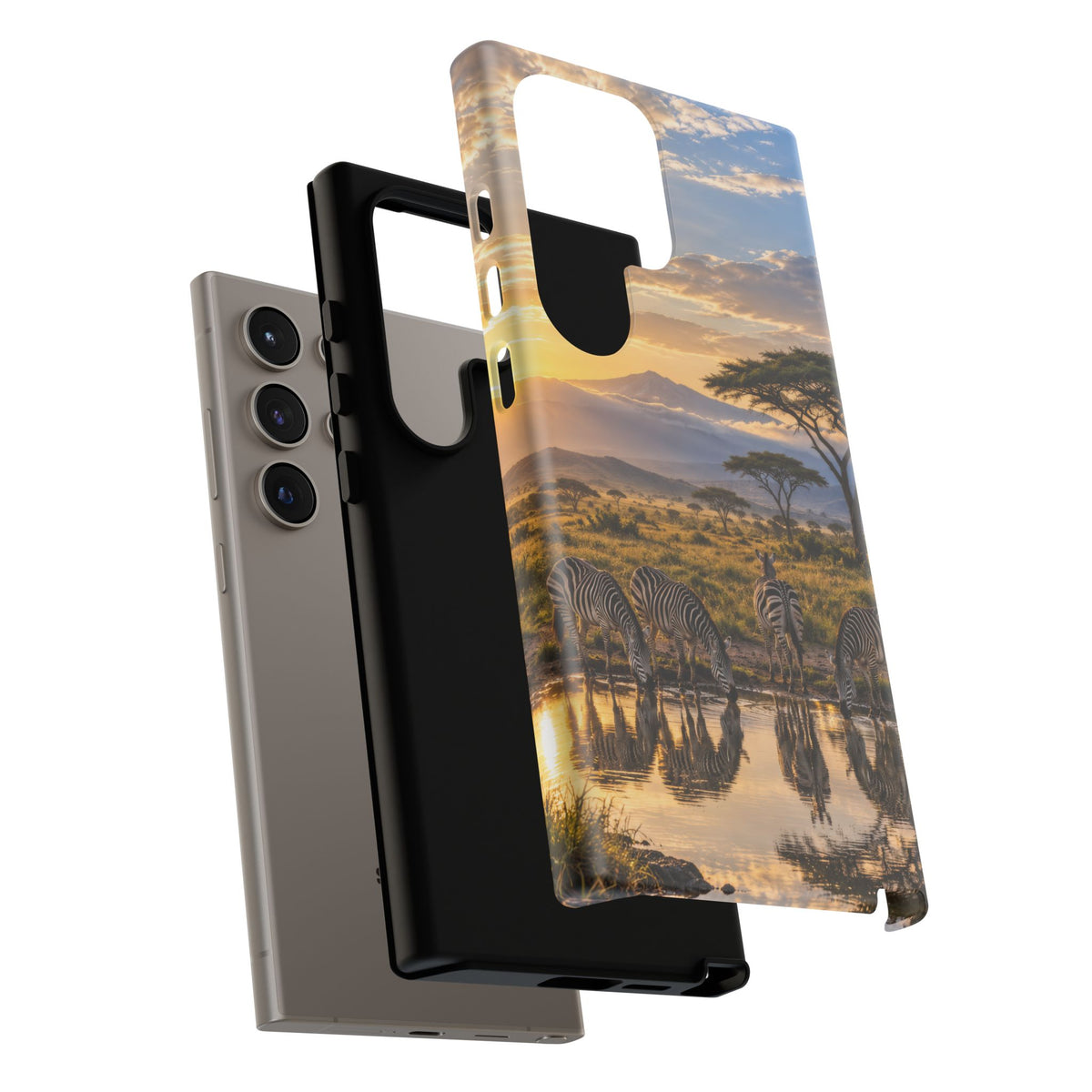 Zebra Water Mirror Samsung Galaxy Tough Case | zebra safari