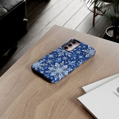 Frosted Midnight Samsung Galaxy Tough Case | snowflake