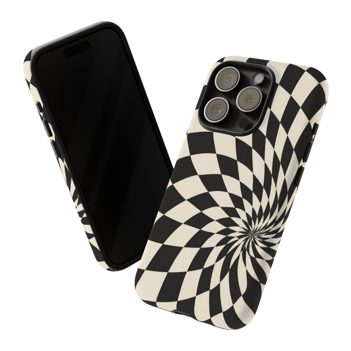 Twist Theory iPhone Tough Case | Optical Checkerboard