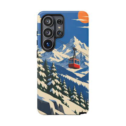 Swiss Skiing — Lift to the Sky Samsung Galaxy Tough Case