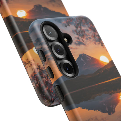 Fuji Golden Reflection Samsung Galaxy Tough Phone Case