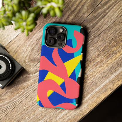 Cut Loose iPhone Tough Case | Retro Abstract Art