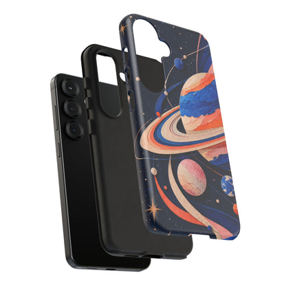 Cosmic Cut Paper Samsung Galaxy Tough Case | modern space