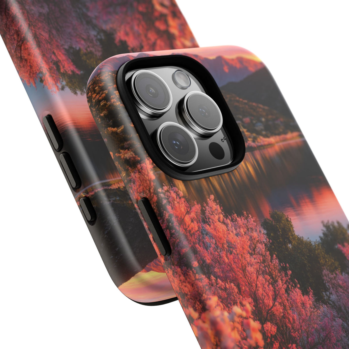 Alpine Bloom Lake iPhone Tough Phone Case