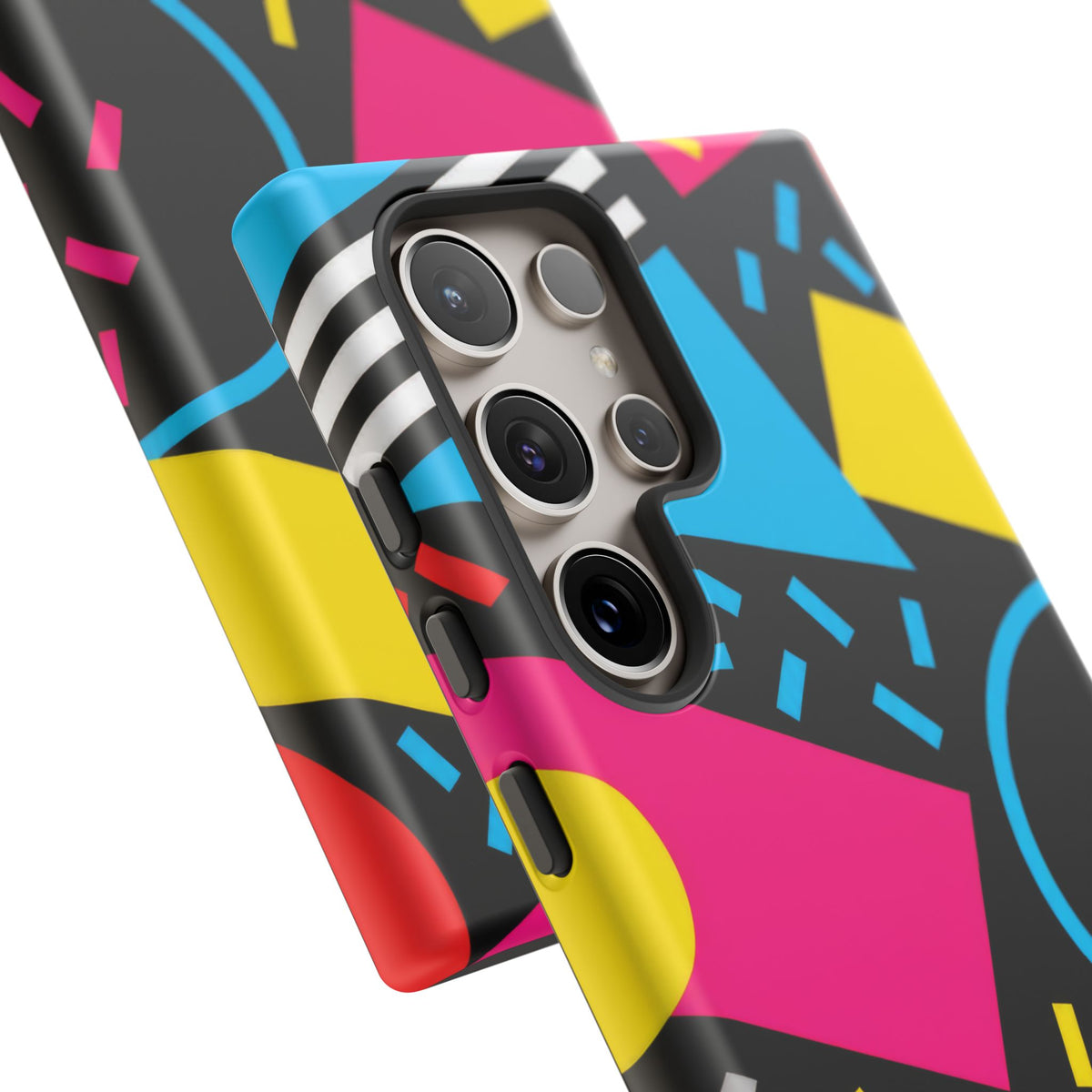 Midnight Confetti Samsung Galaxy Tough Case | Bright Abstract on Black