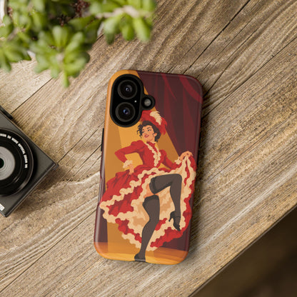 Moulin Rouge Dancer — Crimson Cabaret iPhone Tough Case | cabaret dancer