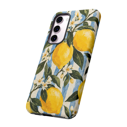 Riviera Lemons Samsung Galaxy Tough Case | lemon print