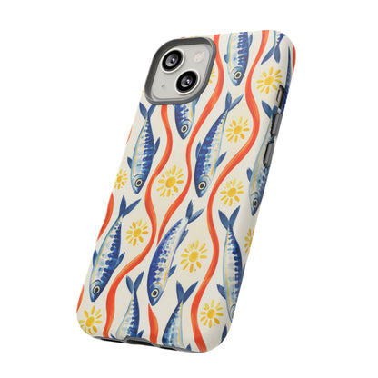 Sardine Social iPhone Tough Case | sardine print