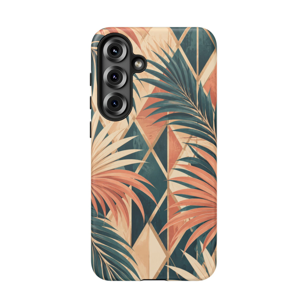 Coral Palm Pavilion Samsung Galaxy Tough Case | art deco
