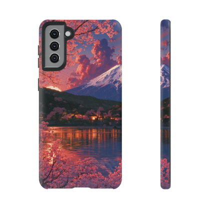 Sakura Lakeside Village Samsung Galaxy Tough Phone Case