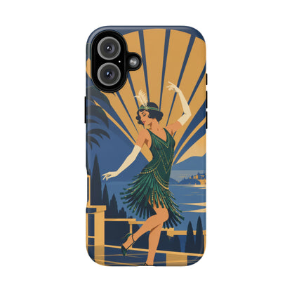 1920s Flapper — Jazz After Dark iPhone Tough Case