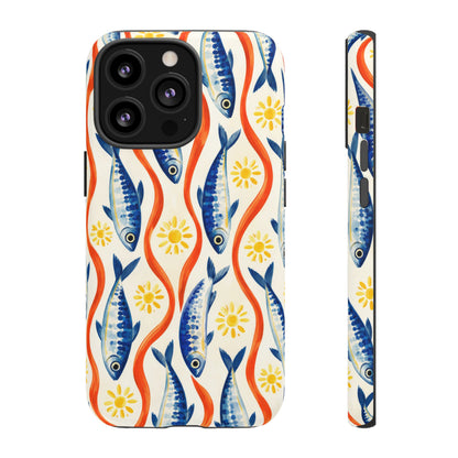 Sardine Social iPhone Tough Case | sardine print