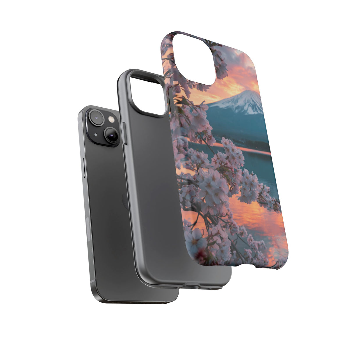 Fuji Petal Reflection iPhone Tough Phone Case