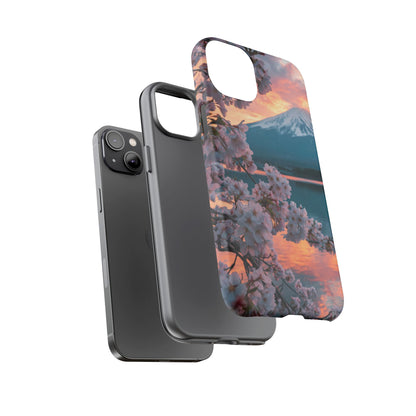 Fuji Petal Reflection iPhone Tough Phone Case