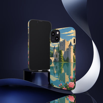 English Castle — Moat and Roses iPhone Tough Case