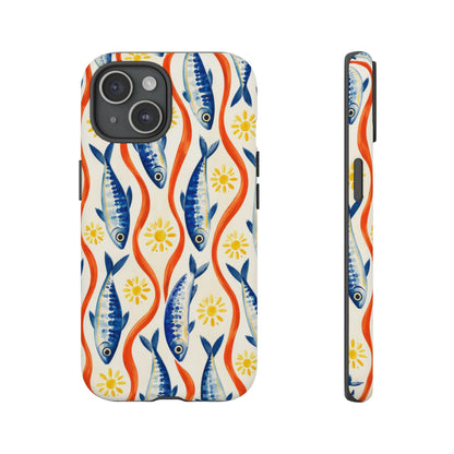 Sardine Social iPhone Tough Case | sardine print