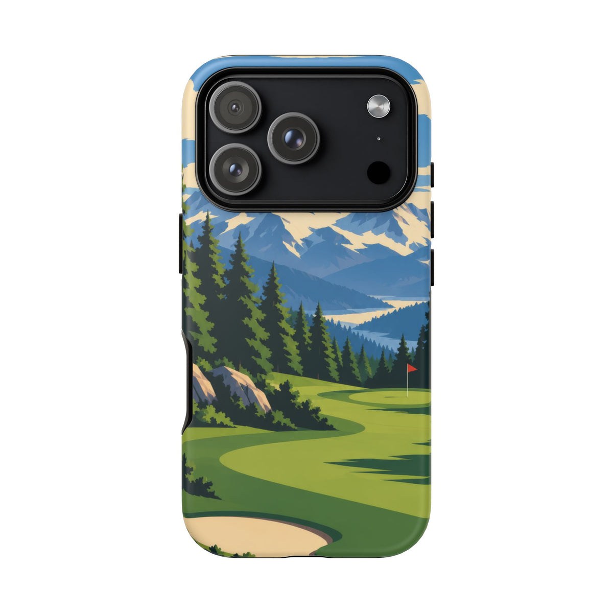Mountain Golf — Alpine Fairway iPhone Tough Case
