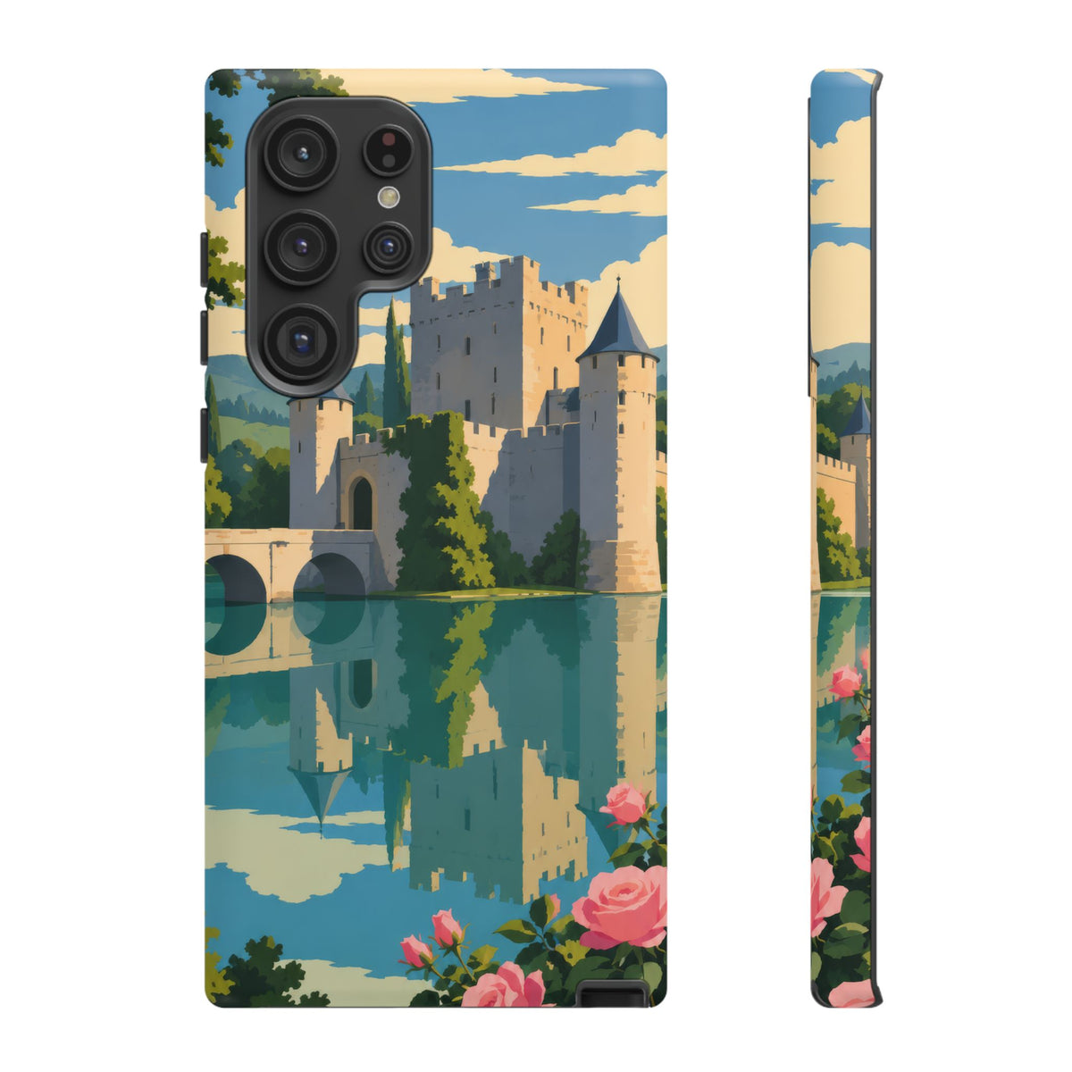 English Castle — Moat and Roses Samsung Galaxy Tough Case