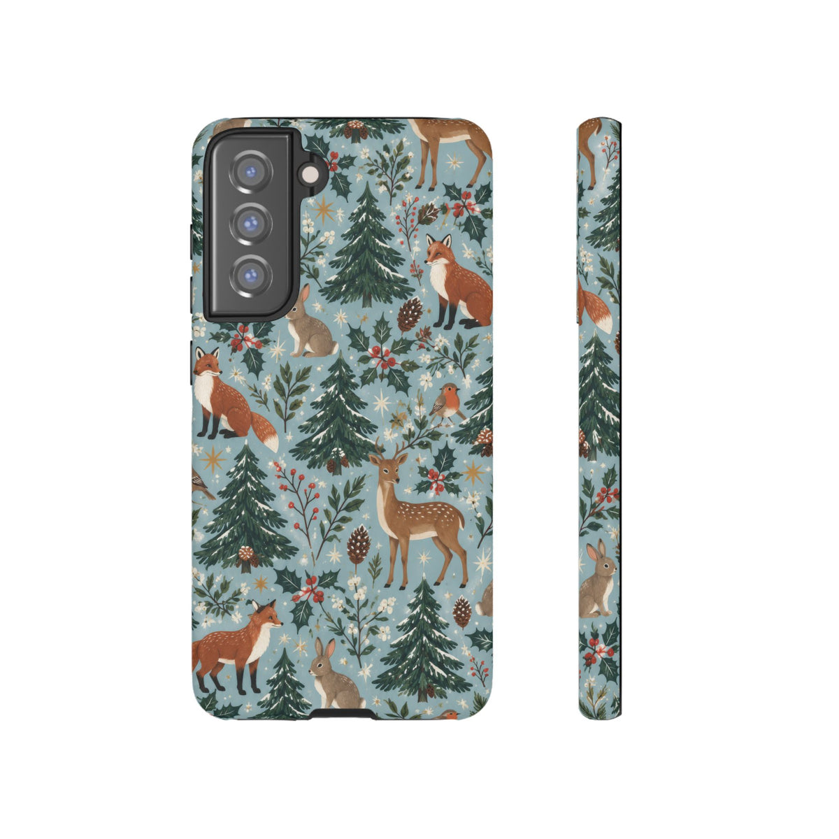 Winter Woodland Gathering Samsung Galaxy Tough Case | woodland christmas