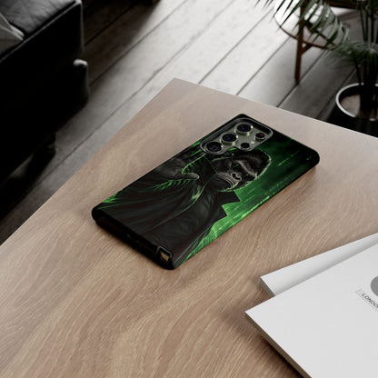 Cyberpunk Gorilla Samsung Galaxy Tough Case | Neon Code Silverback
