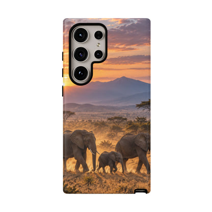Elephants at First Light Samsung Galaxy Tough Case | african elephants