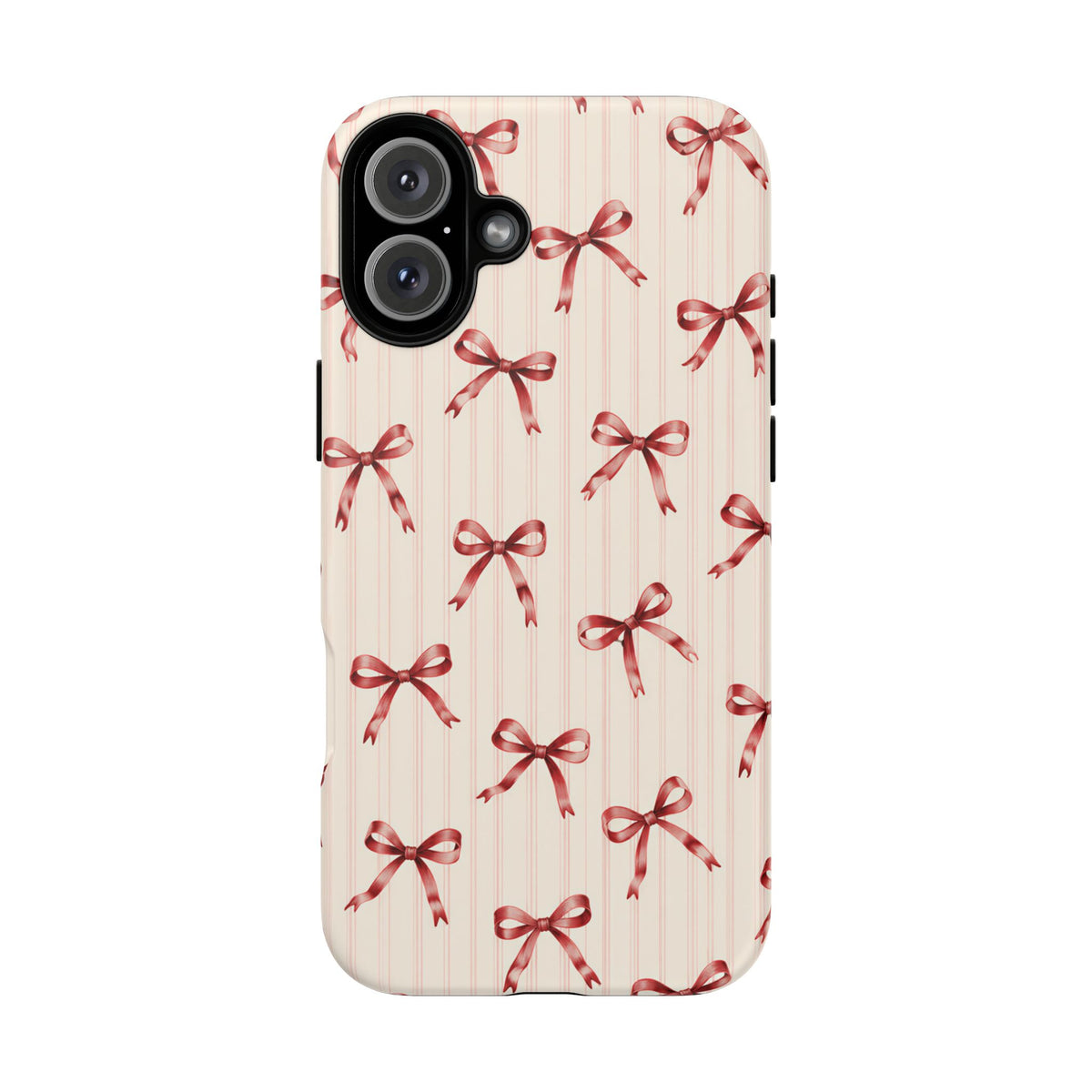 Red Bow iPhone Tough Case | Ribbon Waltz