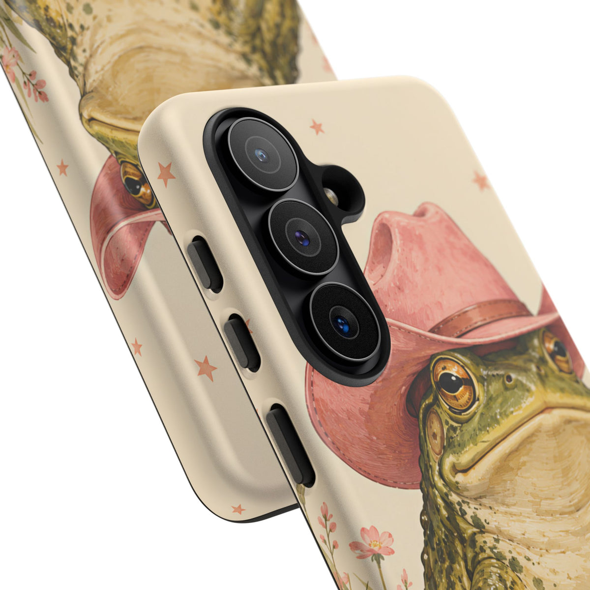 Cowboy Frog Samsung Galaxy Tough Case | Pink Hat Bullfrog