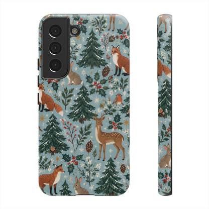 Winter Woodland Gathering Samsung Galaxy Tough Case | woodland christmas