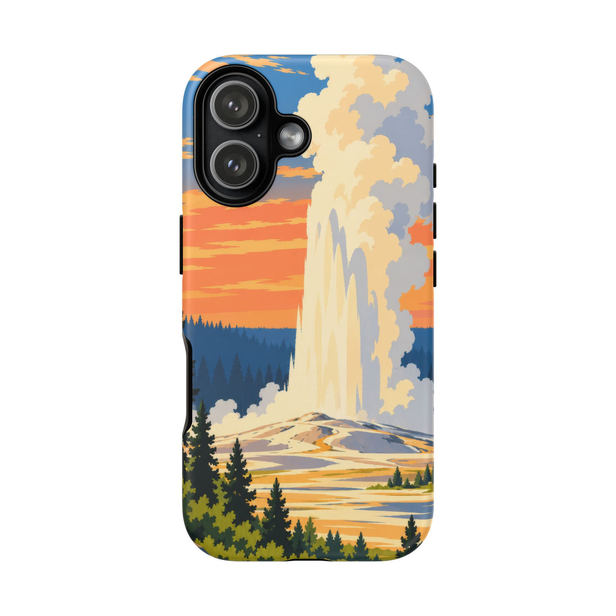 Yellowstone — Geyser Dawn iPhone Tough Case