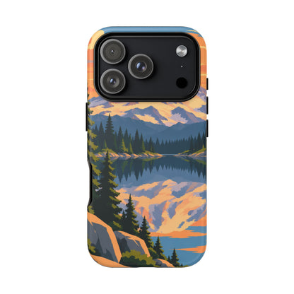 Mount Rainier — Mirror Dawn iPhone Tough Case