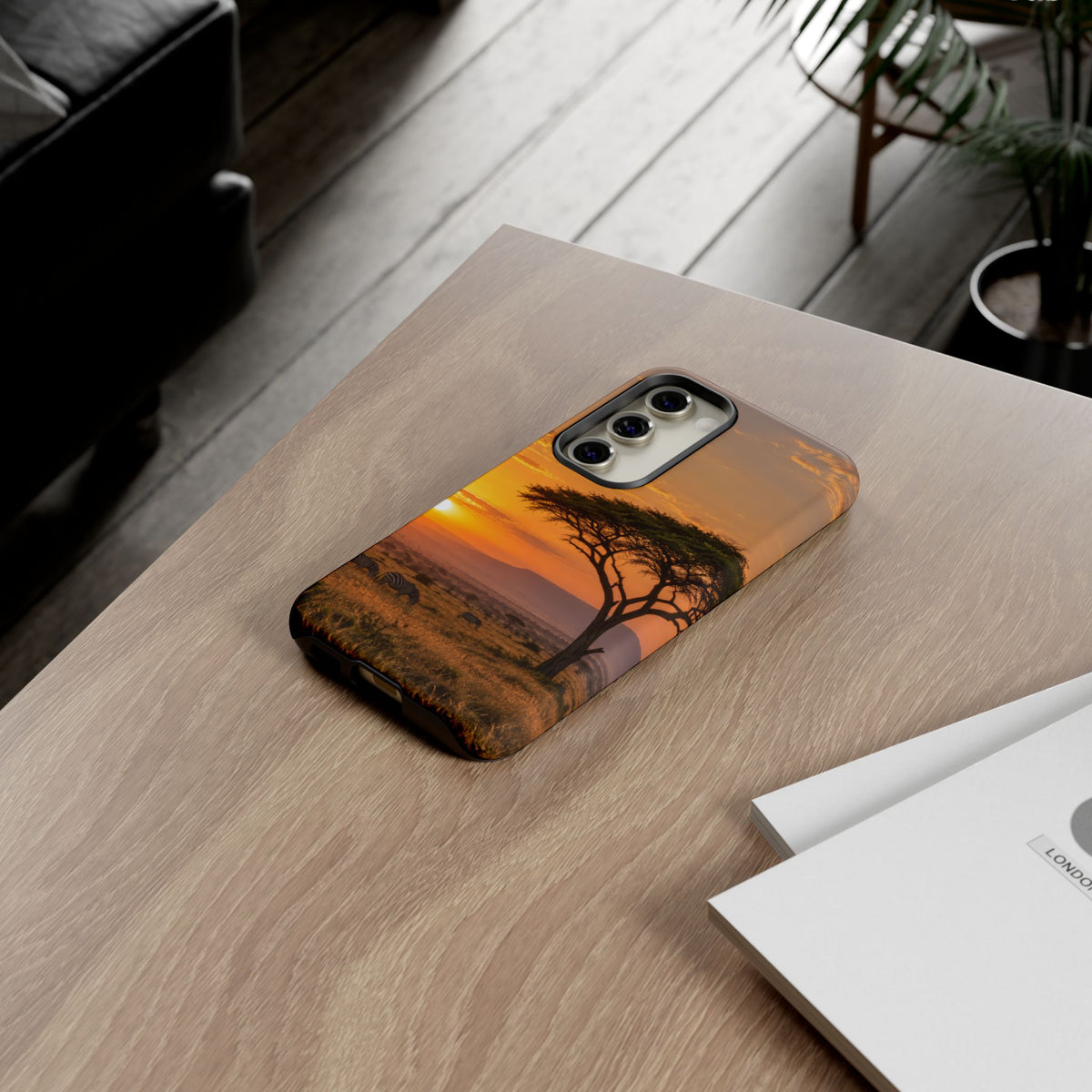 Amber Acacia Samsung Galaxy Tough Case | african sunset