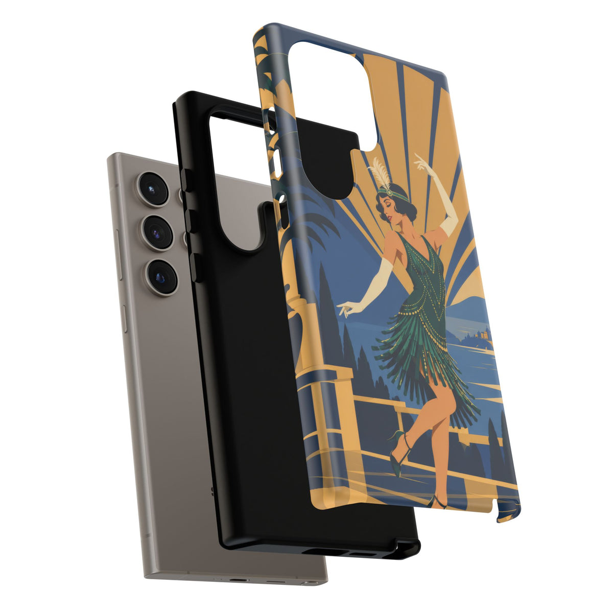 1920s Flapper — Jazz After Dark Samsung Galaxy Tough Case