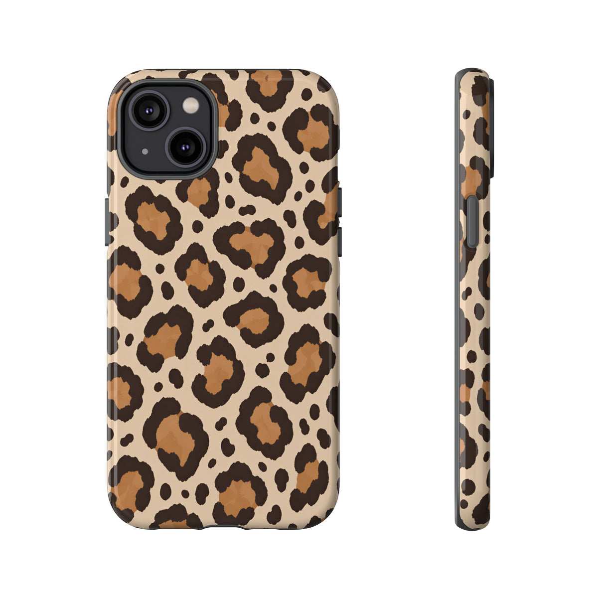 Leopard Print iPhone Tough Case | Cocoa Wildcat