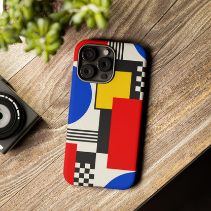 Primary Frequency iPhone Tough Case | Primary Color Geometry
