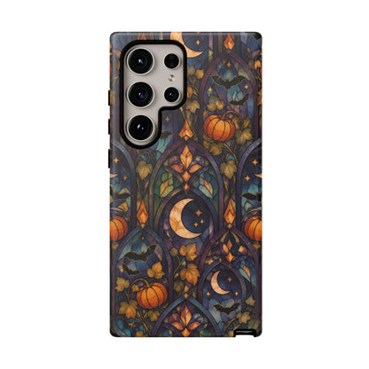 Amber Moon Window Samsung Galaxy Tough Case | celestial halloween