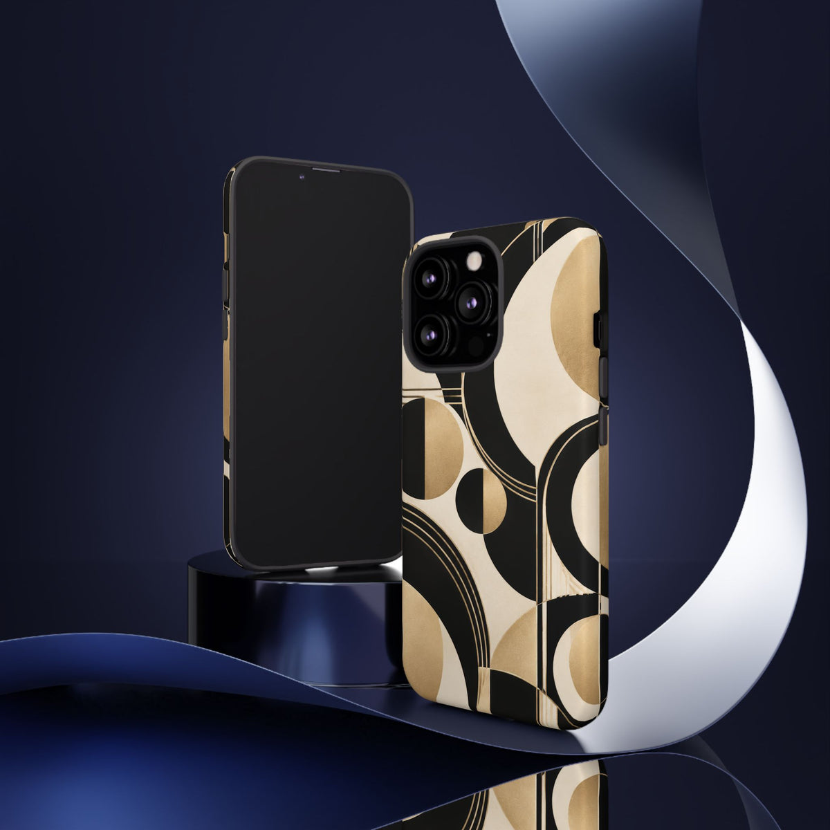 Pearl Orbit iPhone Tough Case | art deco