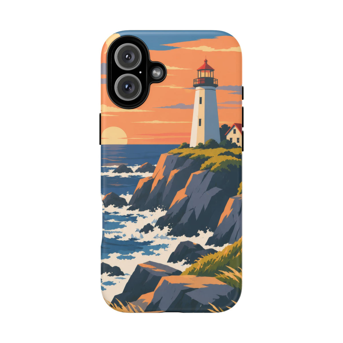 Lighthouse — Atlantic Beacon iPhone Tough Case
