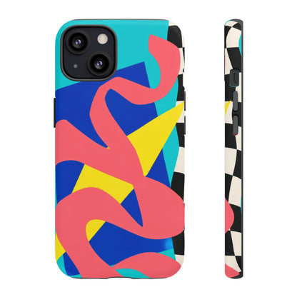 Cut Loose iPhone Tough Case | Retro Abstract Art