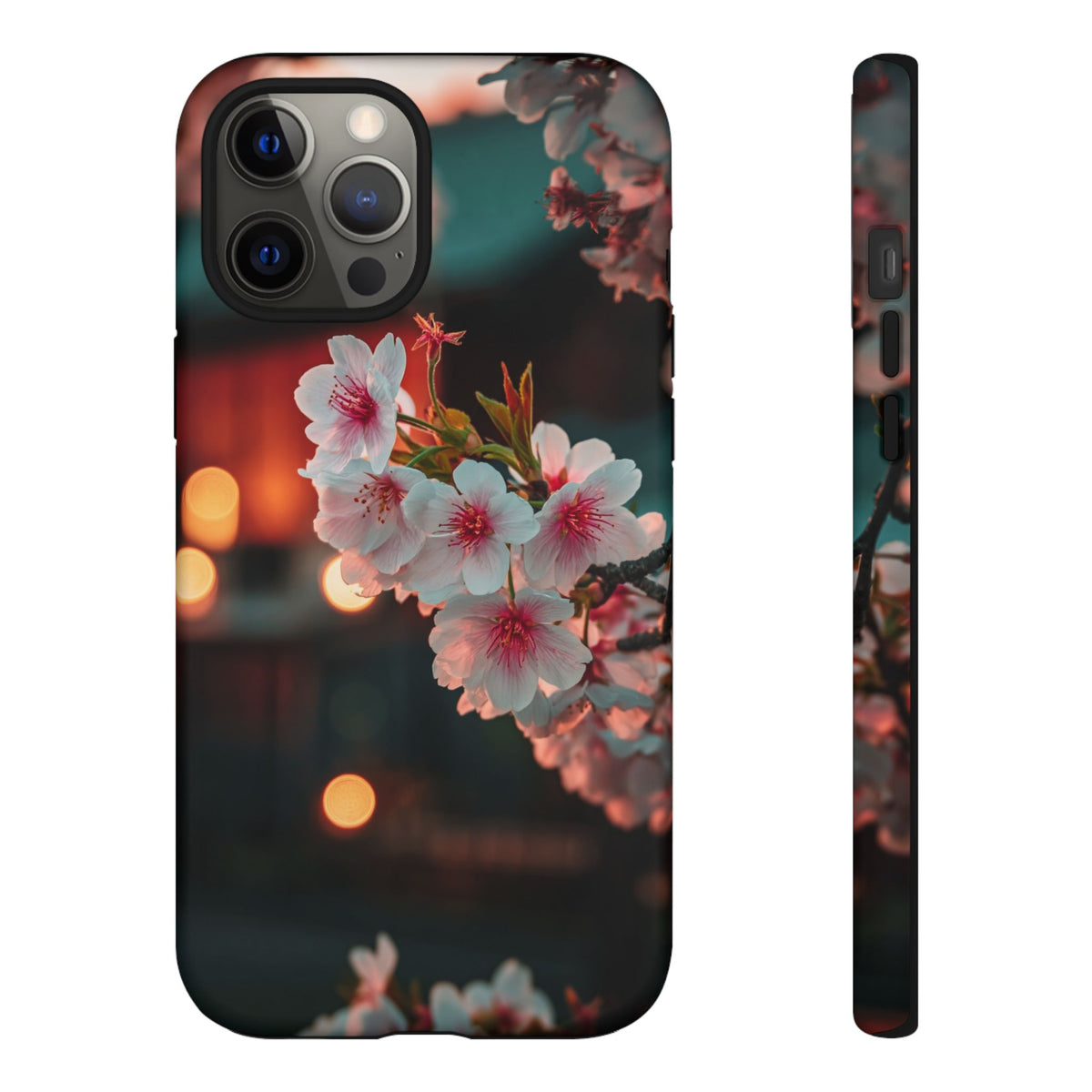 Kyoto Blossom Lanterns iPhone Tough Phone Case