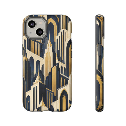 Midnight Metropolis iPhone Tough Case | art deco