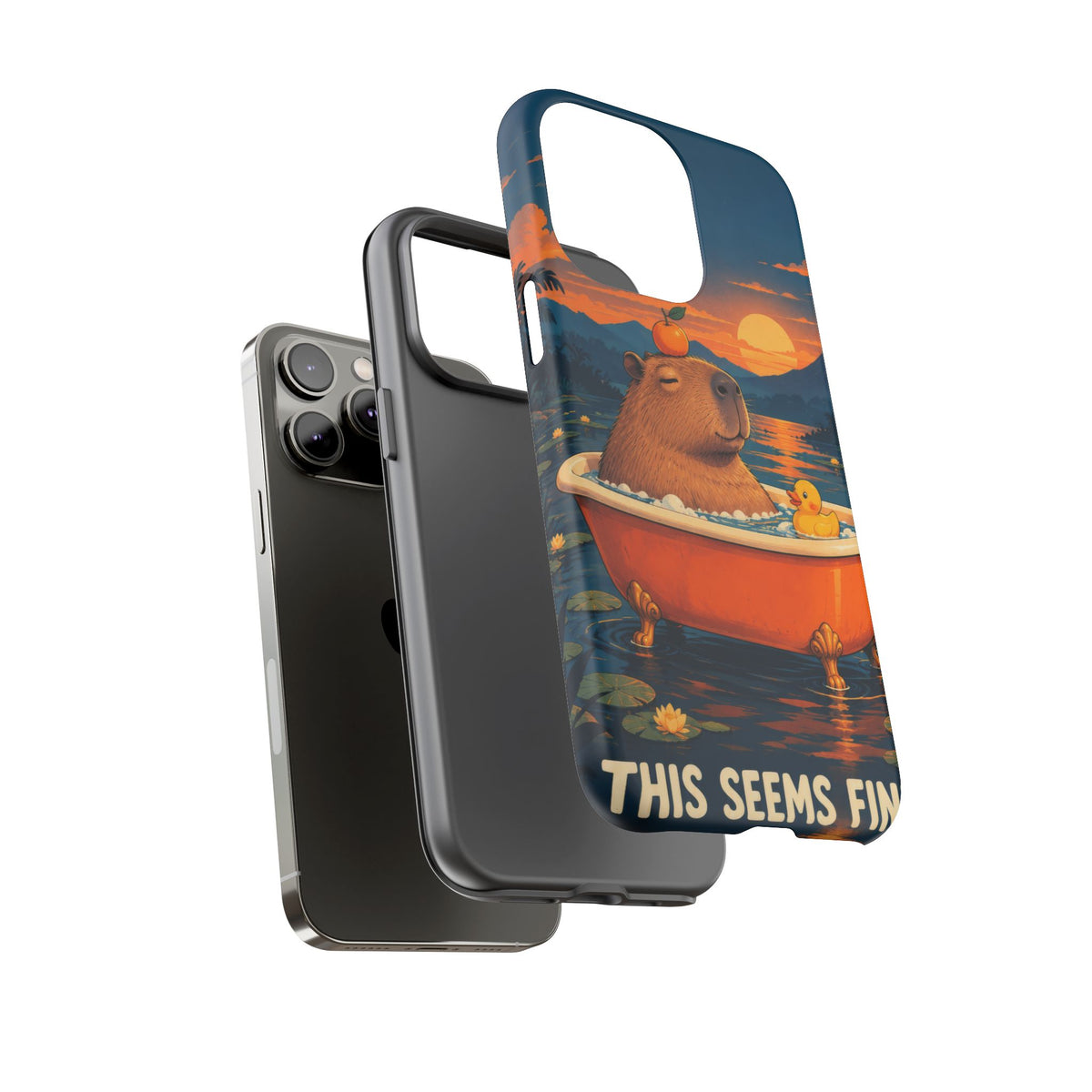 Minor Inconvenience iPhone Tough Case | funny capybara
